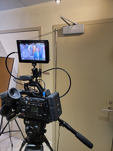 video production on location shoot